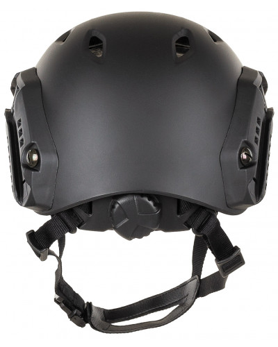 US Helm, FAST-Fallschirmjäger,schwarz, Rails, ABS-Kunststoff