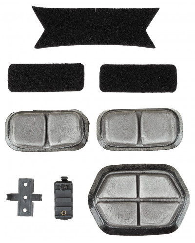 US Helm, FAST-Fallschirmjäger,schwarz, Rails, ABS-Kunststoff