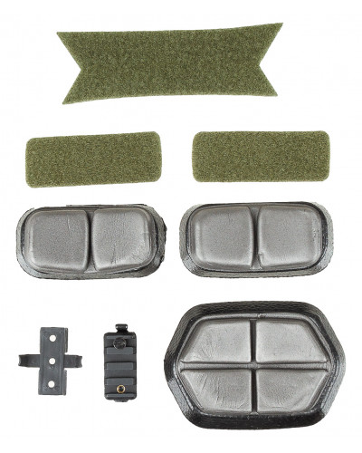 US Helm, FAST-Fallschirmjäger,oliv, Rails, ABS-Kunststoff