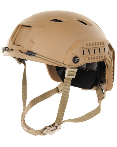 US Helm, FAST-Fallschirmjäger,coyote, Rails, ABS-Kunststoff
