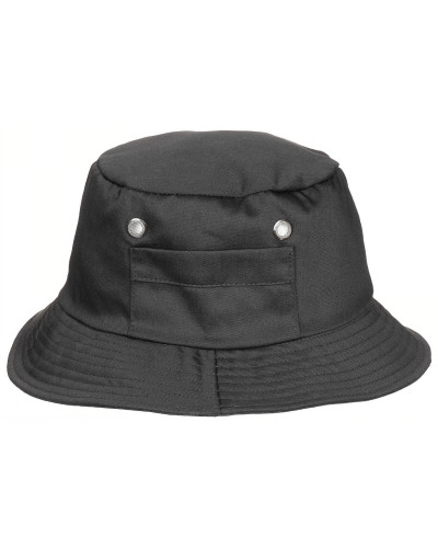 Schlapphut (Fischermütze),kleine Seitentasche, schwarz