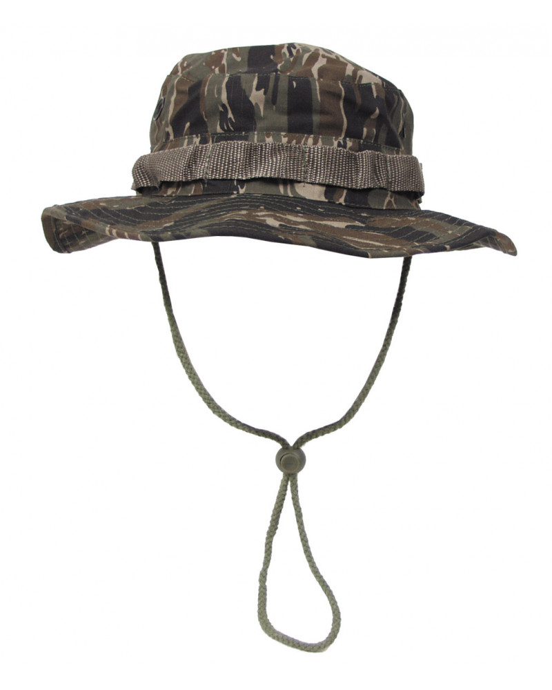 US GI Buschhut, Kinnband, GIBoonie, Rip Stop, tiger stripe