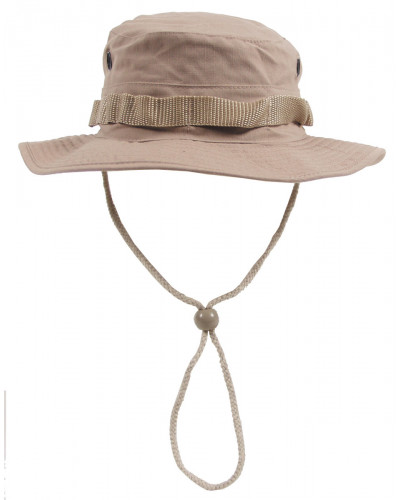 US GI Buschhut, mit Kinnband, GI Boonie, Rip Stop, khaki