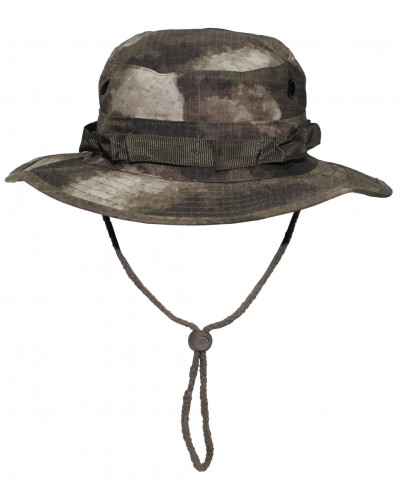 US GI Buschhut, Kinnband, GIBoonie, Rip Stop, HDT-camo