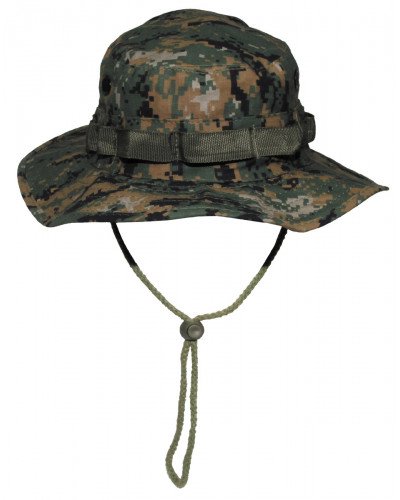 US GI Buschhut, Kinnband, GIBoonie, Rip Stop, dig. woodl.