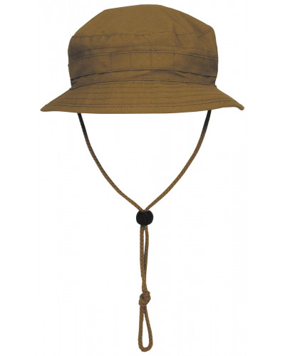 Brit. Buschhut, mit Kinnband,SF Boonie, R/S , coyote tan