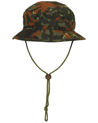 Brit. Buschhut, mit Kinnband,SF Boonie, Rip Stop, flecktarn