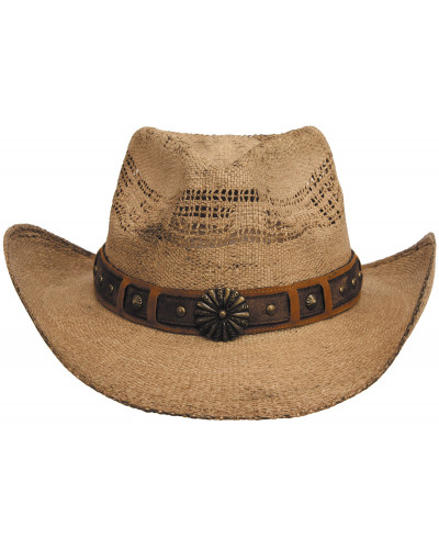 Strohhut, "Colorado",mit Hutband, braun
