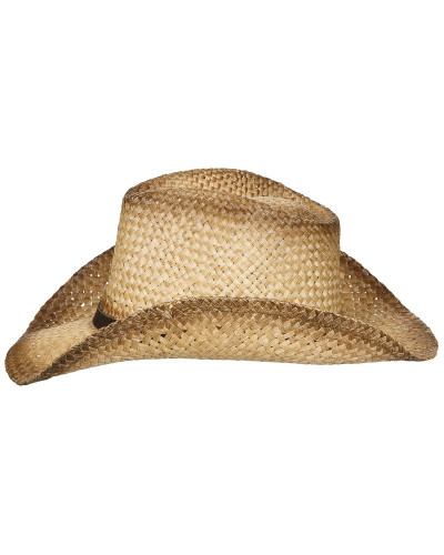 Strohhut, mit Hutband,braun