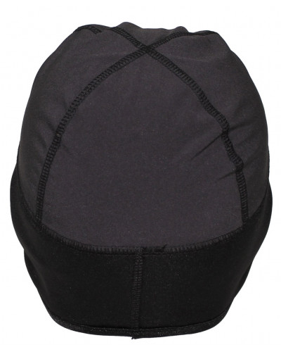 Mütze Soft Shell, schwarz,wasser-, winddicht