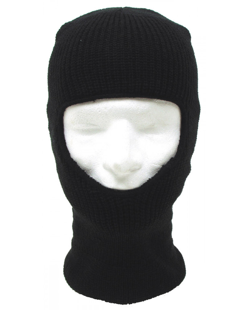 Balaclava 1-Loch, schwarz