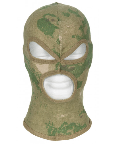 Balaclava, 3-Loch, dünn,HDT-camo FG, 100 % Baumw.