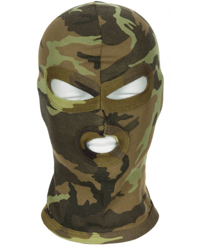 Balaclava, 3-Loch, dünn,M 95 CZ tarn, 100 % Baumwolle