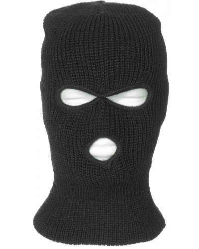 Balaclava, 3-Loch, Polyacryl,schwarz