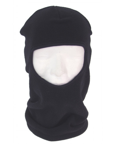 Balaclava, 1-Loch, schwarz,Polyester-Fleece