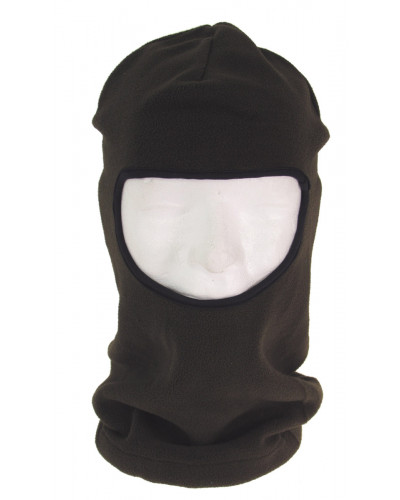 Balaclava, 1-Loch, oliv,Polyester-Fleece