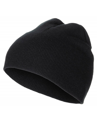 Strickmütze, "Beanie",schwarz,fein gestrickt, kurz