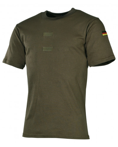 BW Tropenunterhemd, oliv,Klett, Nationalitätsabzeichen