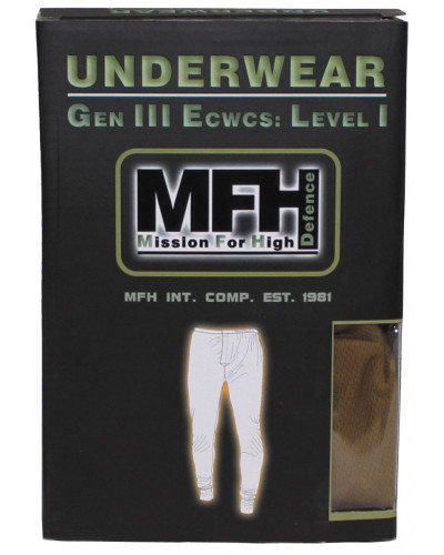 US Unterhose, Level I,GEN III, schwarz