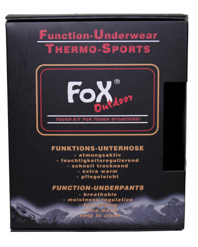 Thermo-Funktions-Unterhose,lang, schwarz