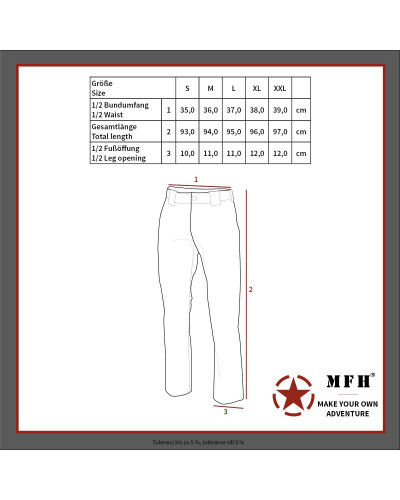 Thermo-Funktions-Unterhose,lang, schwarz