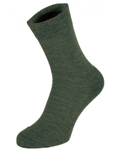 Socken, "Merino", oliv