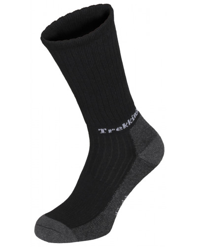 Trekkingsocken, "Lusen",schwarz, Frotteesohle