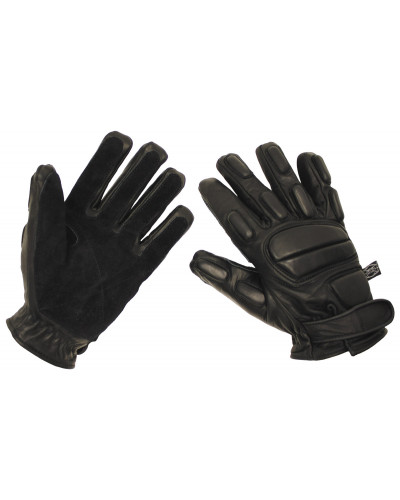 Lederhandschuhe, "Protect",schwarz, schnitthemmend