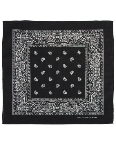 Bandana, schwarz-weiß,ca. 55 x 55 cm, Baumwolle