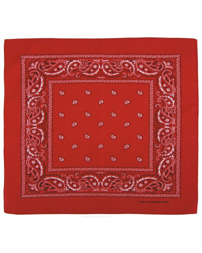Bandana, rot-weiß,ca. 55 x 55 cm, Baumwolle
