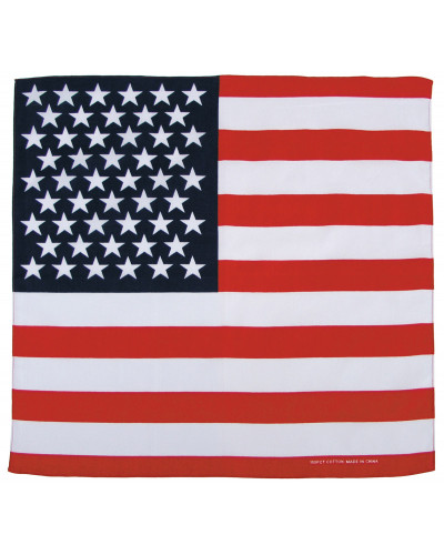 Bandana, USA Fahne,ca. 55 x 55 cm, Baumwolle