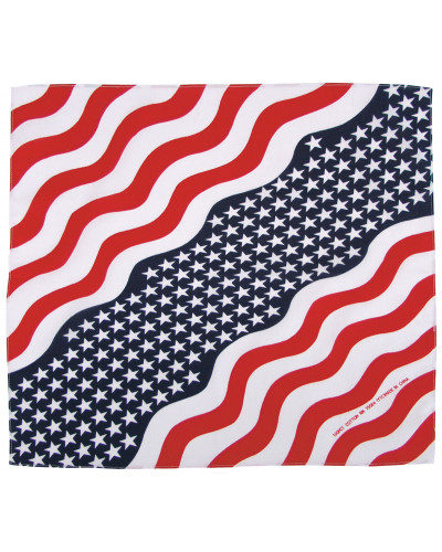Bandana, Stars und Stripes,ca. 55 x 55 cm, Baumwolle