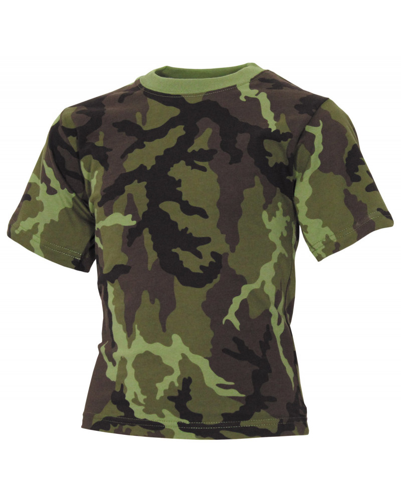 Kinder T-Shirt, M 95 CZ tarn,halbarm, 170 g/m²