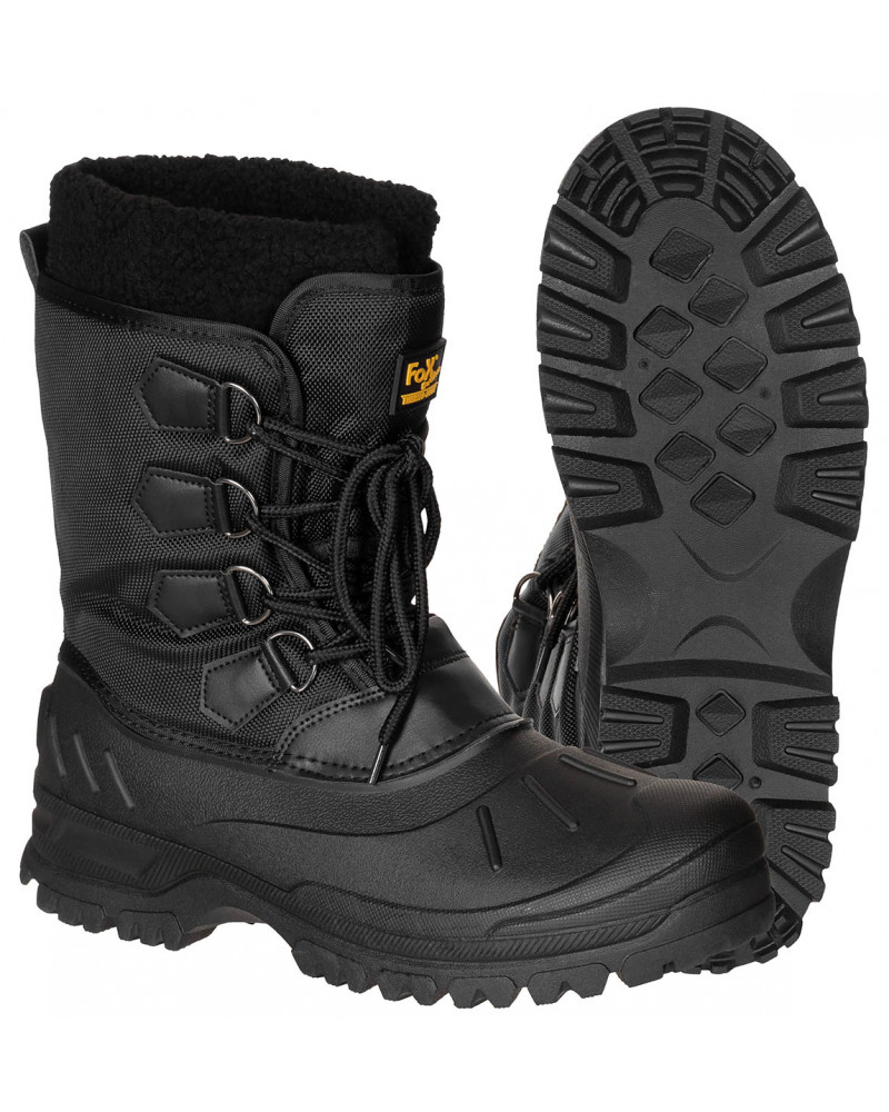 Kälteschutzstiefel, geschnürt,schwarz