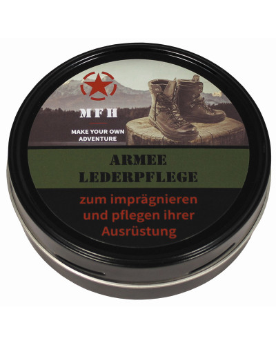 Schuhcreme, "Army", schwarz,150 ml Dose