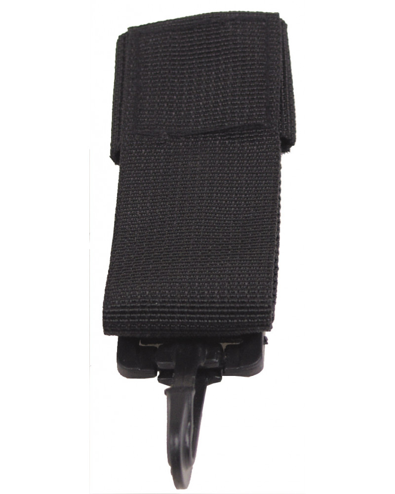 Schlüsselanhänger,schwarz, PVC-Haken