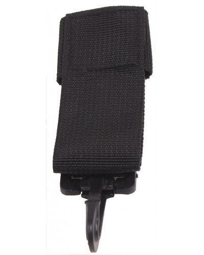 Schlüsselanhänger,schwarz, PVC-Haken