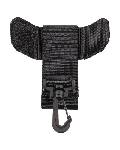 Schlüsselanhänger,schwarz, PVC-Haken