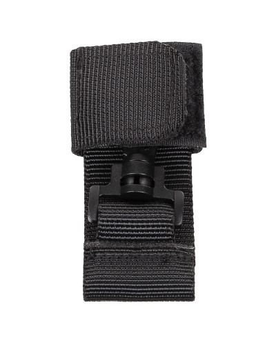 Schlüsselanhänger,schwarz, PVC-Haken