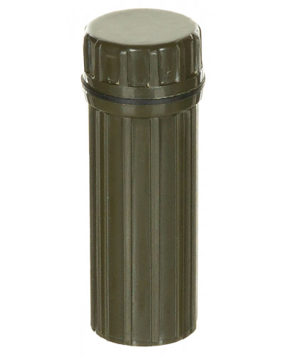 Wasserdichte Box, rund,oliv