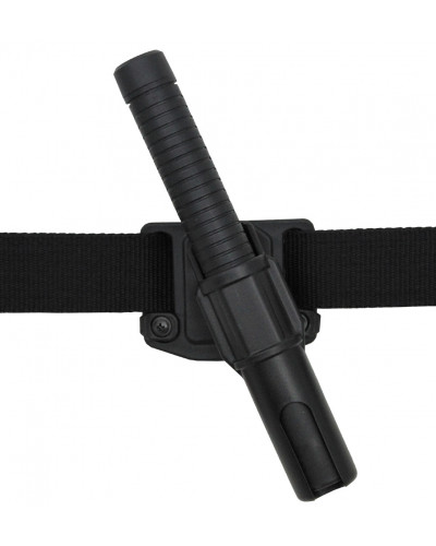 Schlagstockhalter, 12 cm,drehbar, schwarz