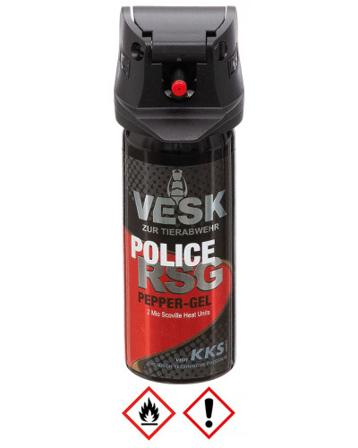 Pfeffer-Spray, Gel, 50 ml,RSG-Police, (VERKAUF NUR EU)