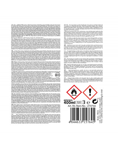 Army Farbspray,SCHWARZ, matt, 400 ml