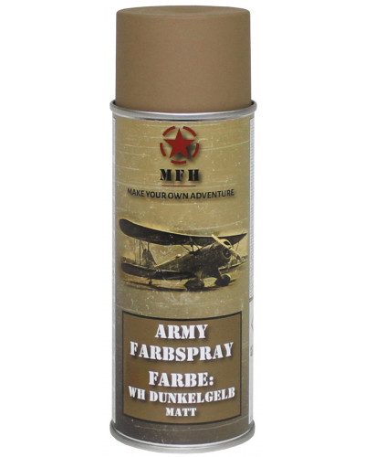 Army Farbspray,WH DUNKELGELB, matt, 400 ml