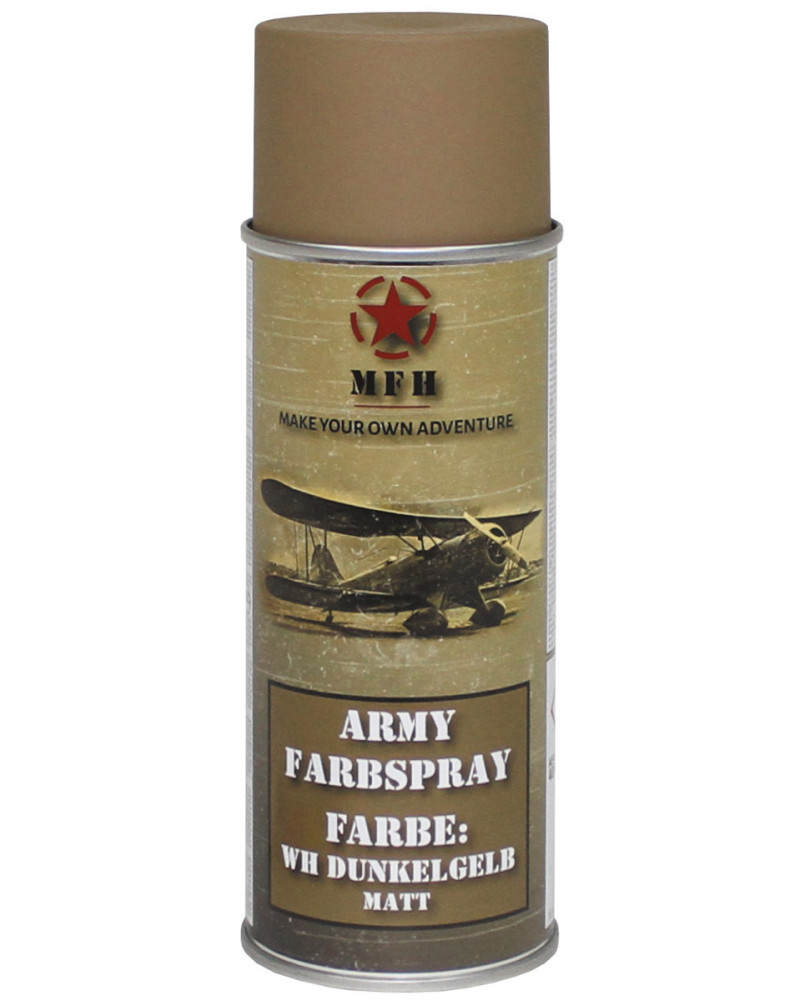 Army Farbspray,WH DUNKELGELB, matt, 400 ml