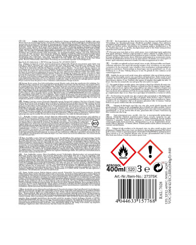 Army Farbspray,WH DUNKELGELB, matt, 400 ml