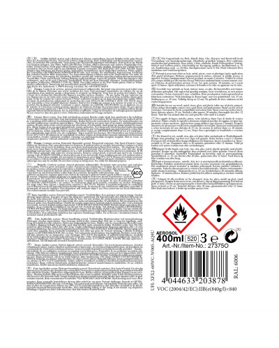 Army Farbspray,WH FELDGRAU, matt, 400 ml