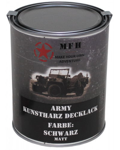 Army Lack, SCHWARZ,matt, Dose, 1 l