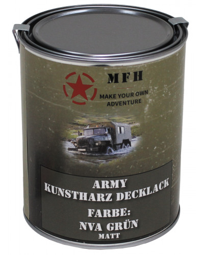 Army Lack, NVA GRÜN,matt, Dose, 1 l