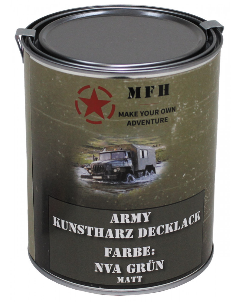 Army Lack, NVA GRÜN,matt, Dose, 1 l